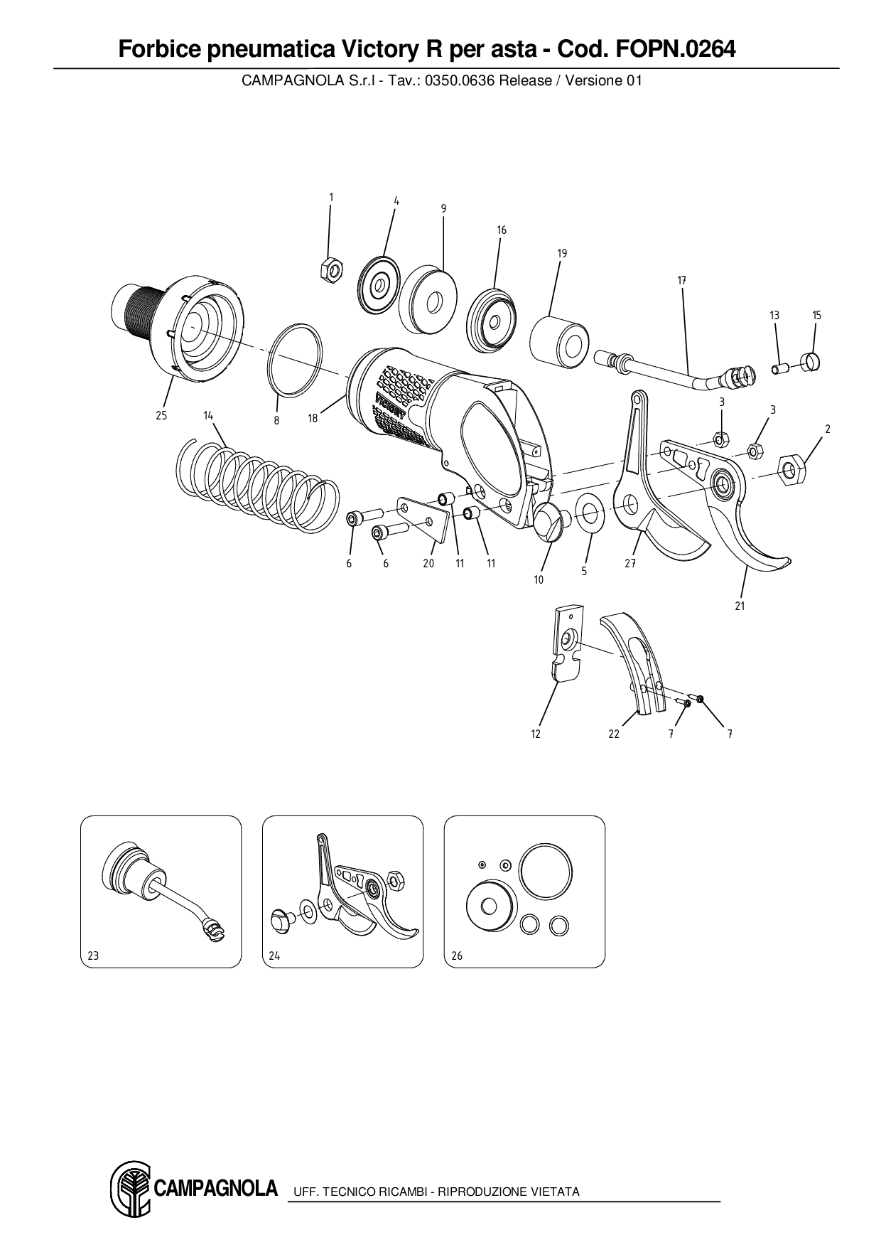 FOPN.0264_Forbice pneumatica Victory R per asta
